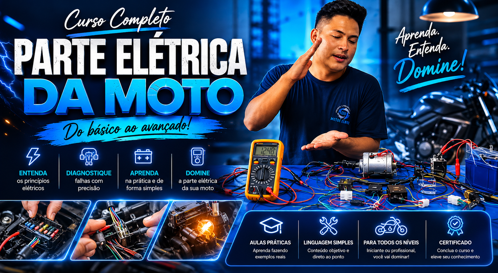 CURSO DE ELETRICIDADE DE MOTO