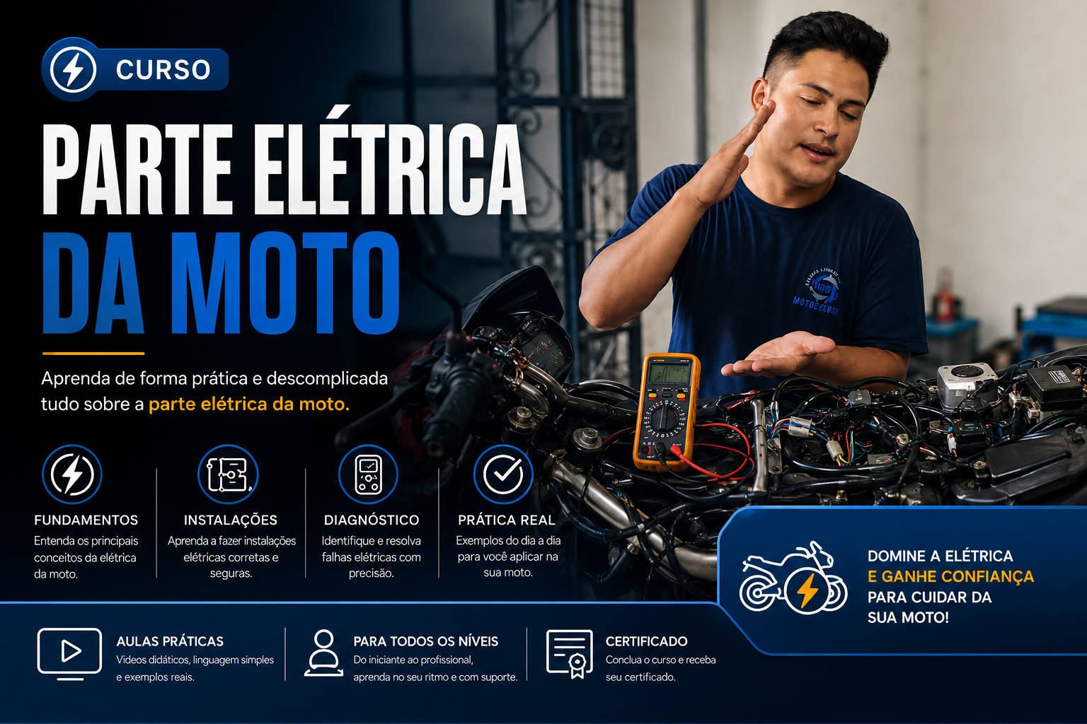 CURSO DE ELETRICIDADE DE MOTO